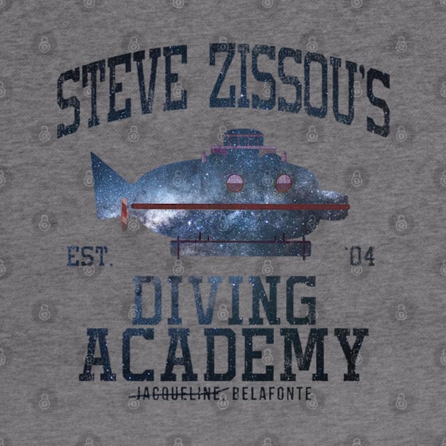 Life Aquatic Steve Zissous Submarine Driving Academy by Angel arts